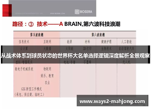 从战术体系到球员状态的世界杯大名单选择逻辑深度解析全景观察 从战术体系到球员状态的世界杯大名单选择逻辑深度解析全景观察